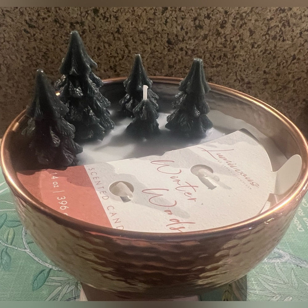 Luminous Winter Woods Christmas Tree Candles